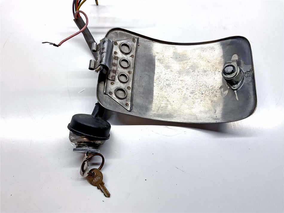 1983 Lambretta GP150 Ignition Lock and Key with Chrome Cover