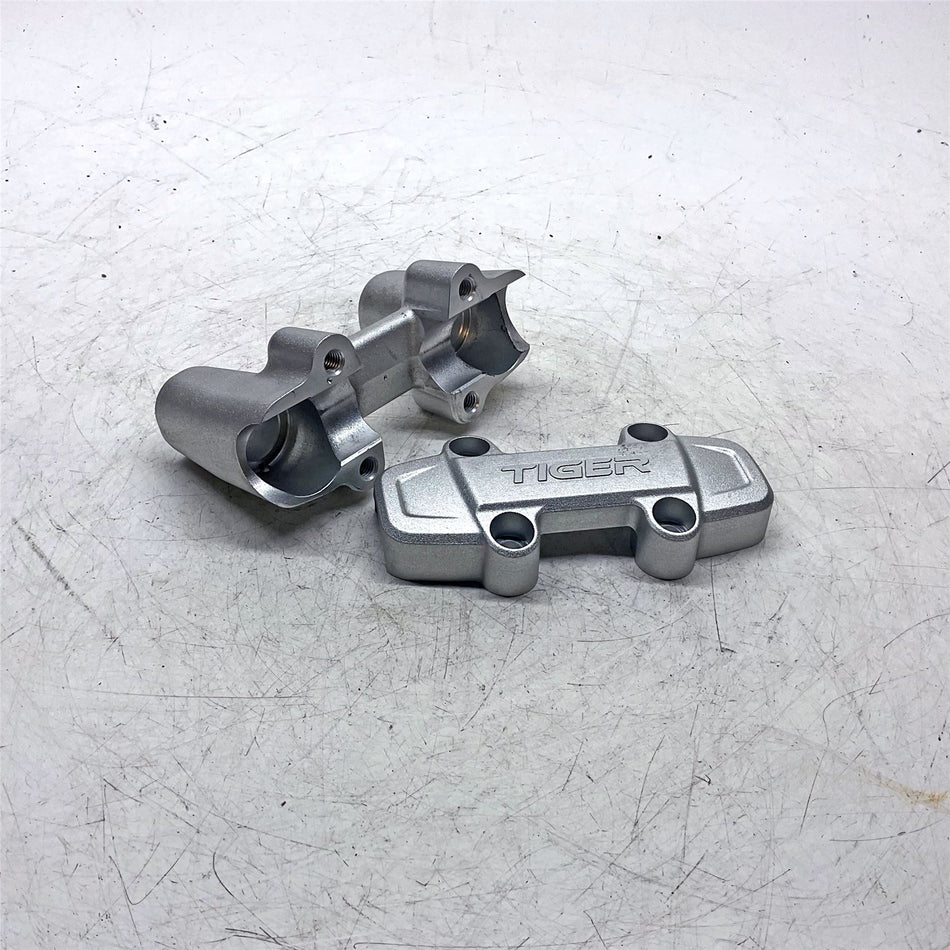 2023 Triumph Tiger 1200 Rally Pro Handlebar Clamp top & Bottom