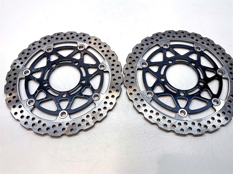 2014 Kawasaki Ninja ZX6 Front Brake Discs (Pair) - 410800077488
