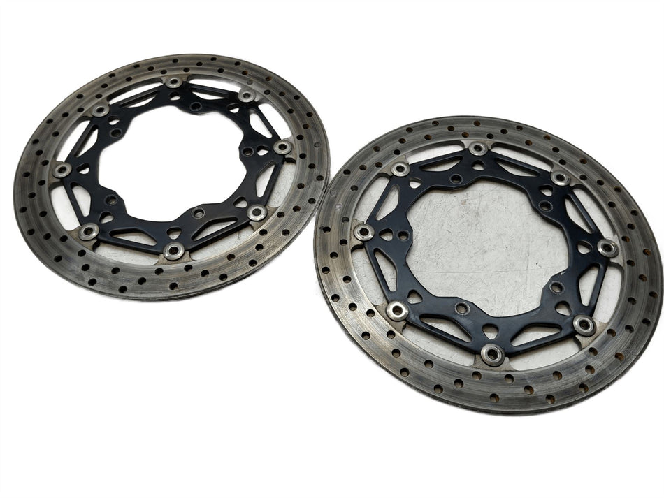2017 Yamaha YZF R6 Front Brake Discs Pair 2CR2581T00