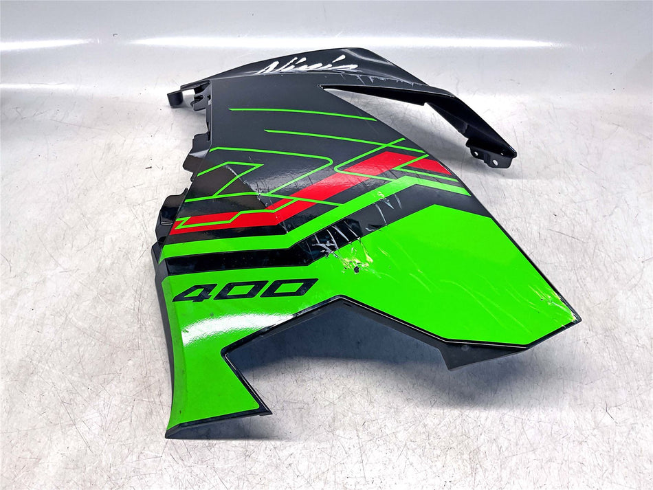 2024 Kawasaki EX 400 Left Main Black Fairing Inc Decals - 55060-5157-H8