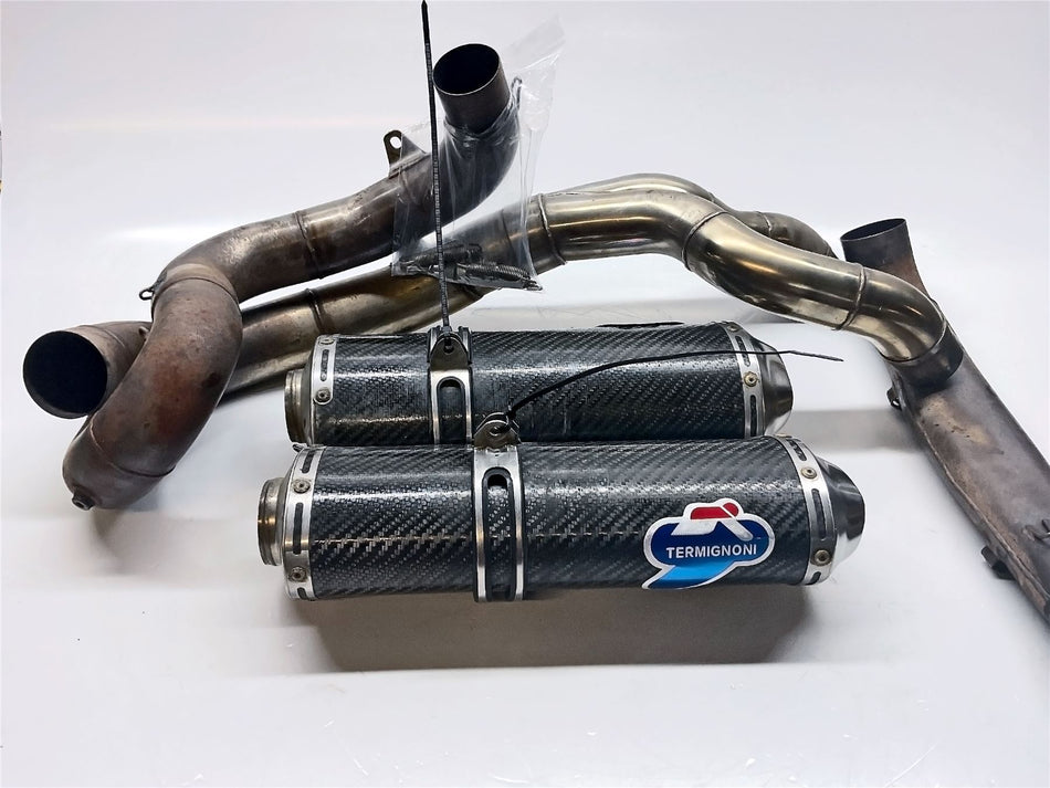 2009 Ducati 1098 S Termignoni Exhaust Kit (missing outlet pipe) - 57410962D