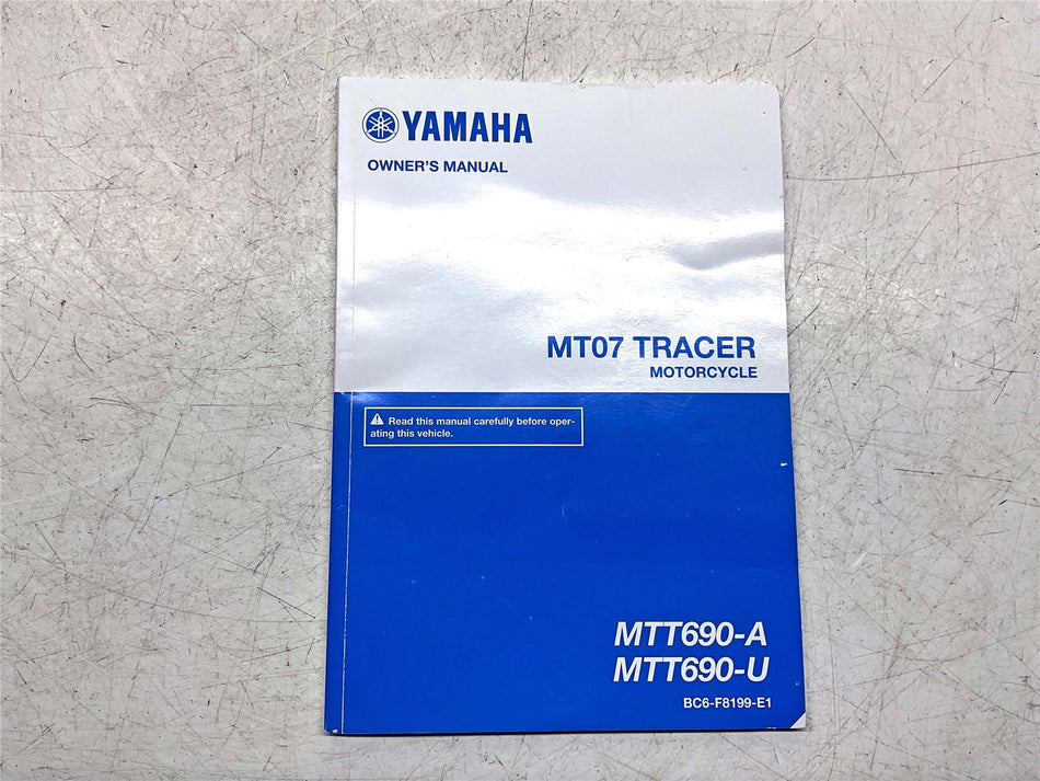 Yamaha MT-07 Owners Manual