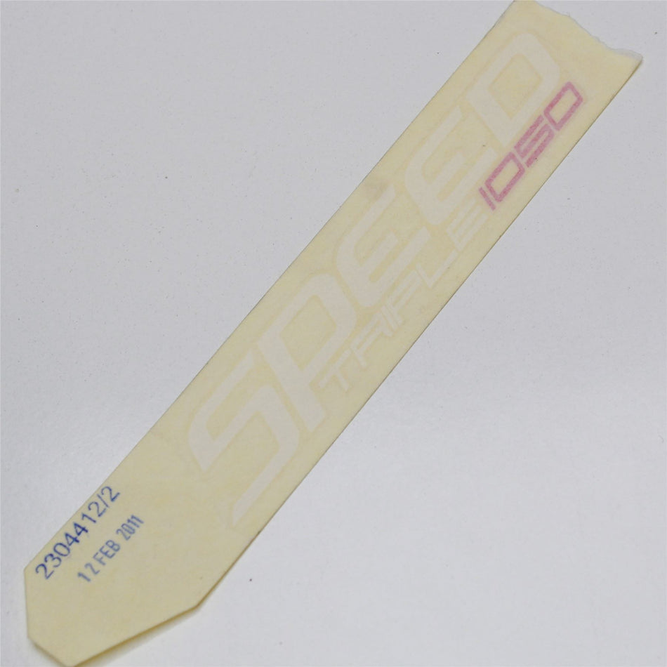 TRIUMPH SPEED TRIPLE Radiator Cowl Fairing Decal Graphic - T2304412