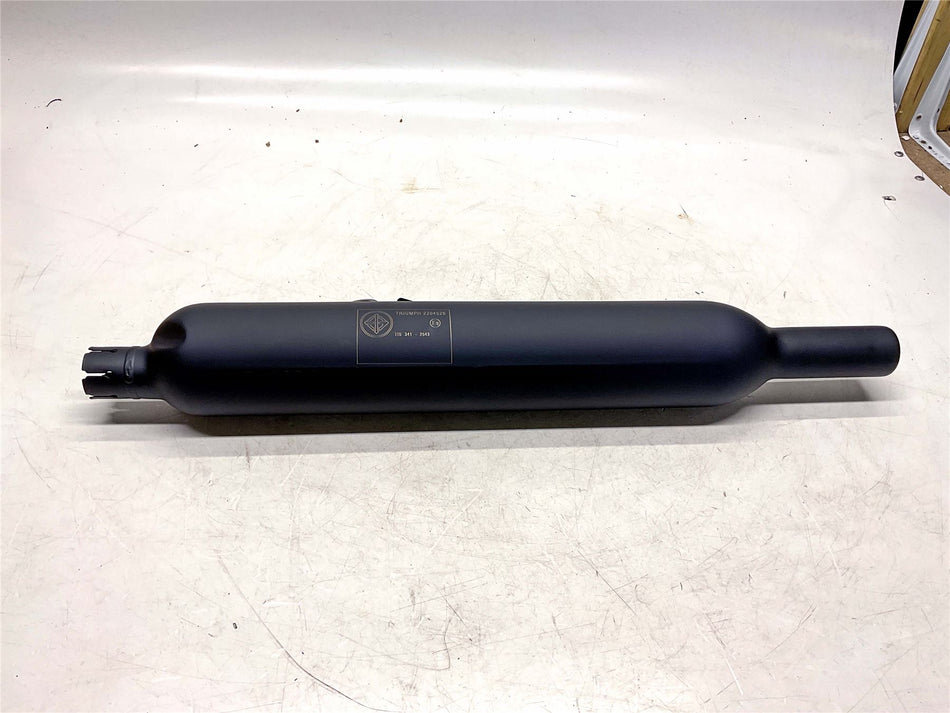 2023 Triumph Bonneville T120 Black Right Exhaust