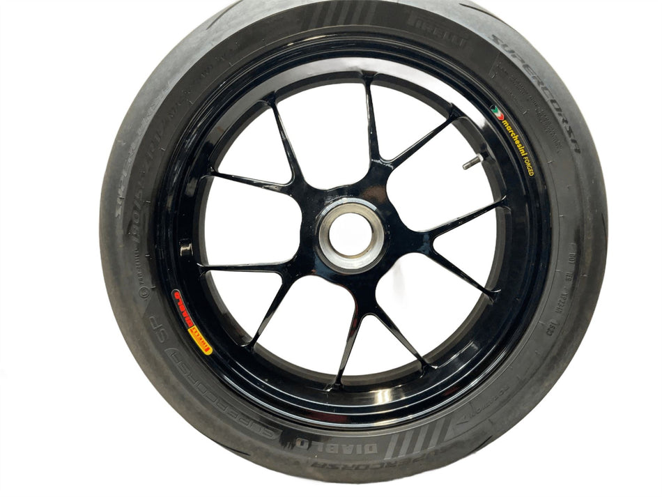 2008 Ducati 1098 S Wheel Rear Marchesini Forged Black 50211151AA