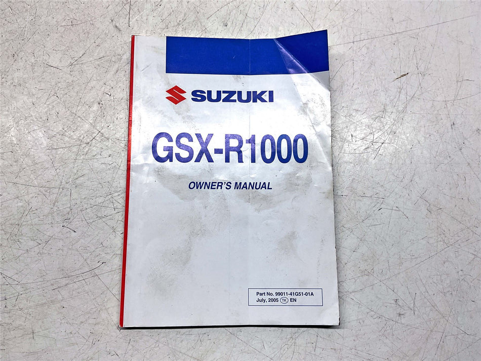 Suzuki GSX-R1000 Owners Manual