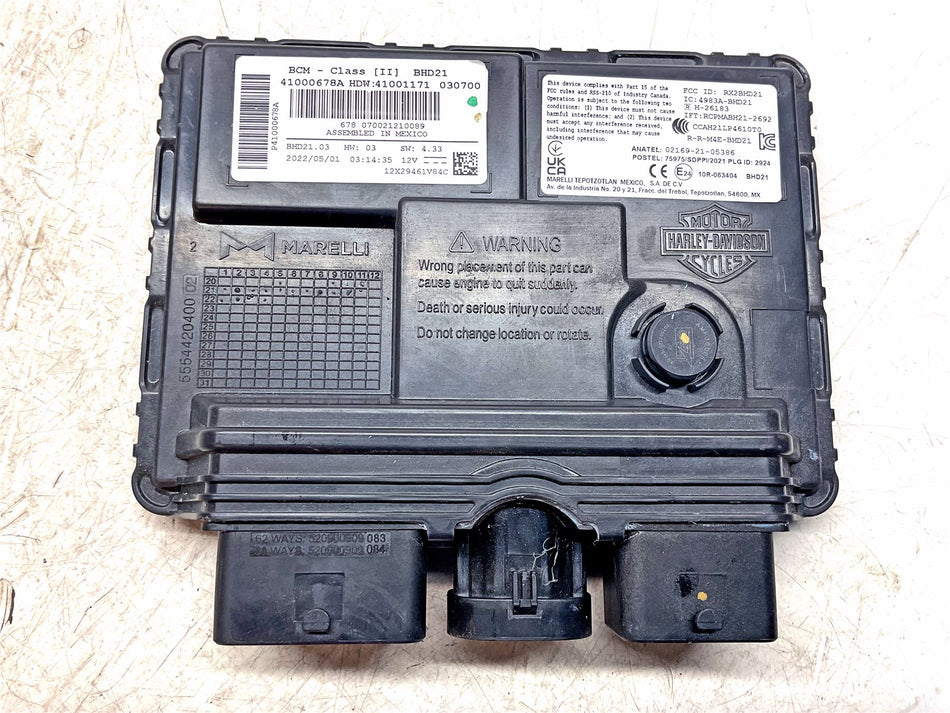 2024 Harley-Davidson Sportster S RH1250S Body Control Module - 41001501