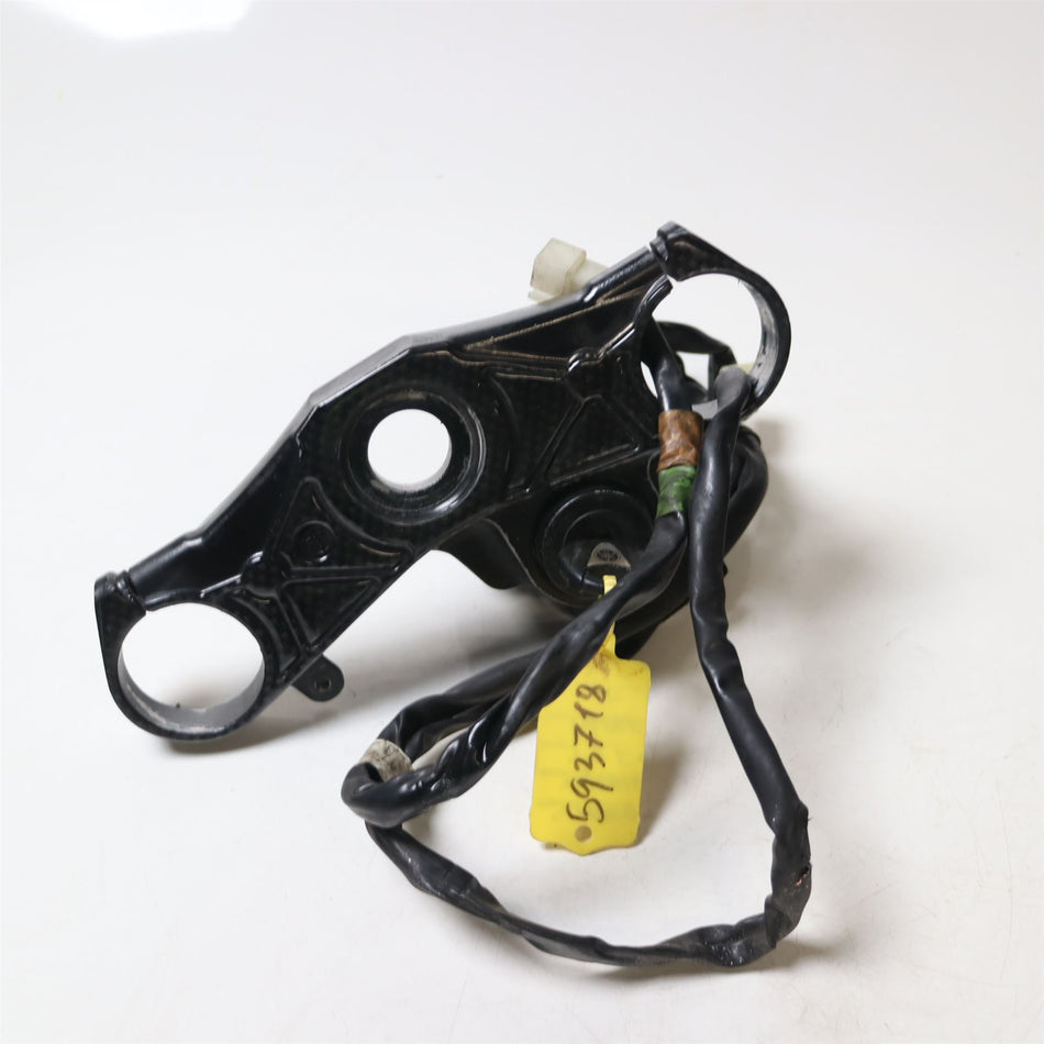 2011 Yamaha YZF R1 Top Yoke, Ignition Barrle and Key - 14B234350000