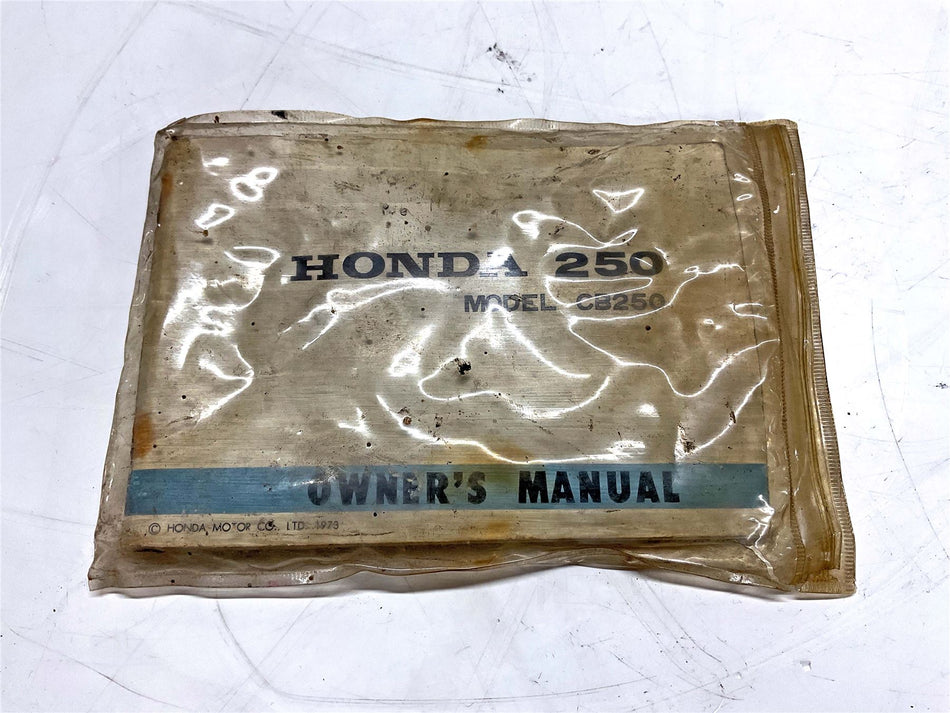 1973 Honda CB250 Owners Manual