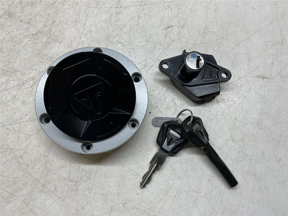2023 Triumph Street Triple 765 RS Fuel Cap & Seat Lock