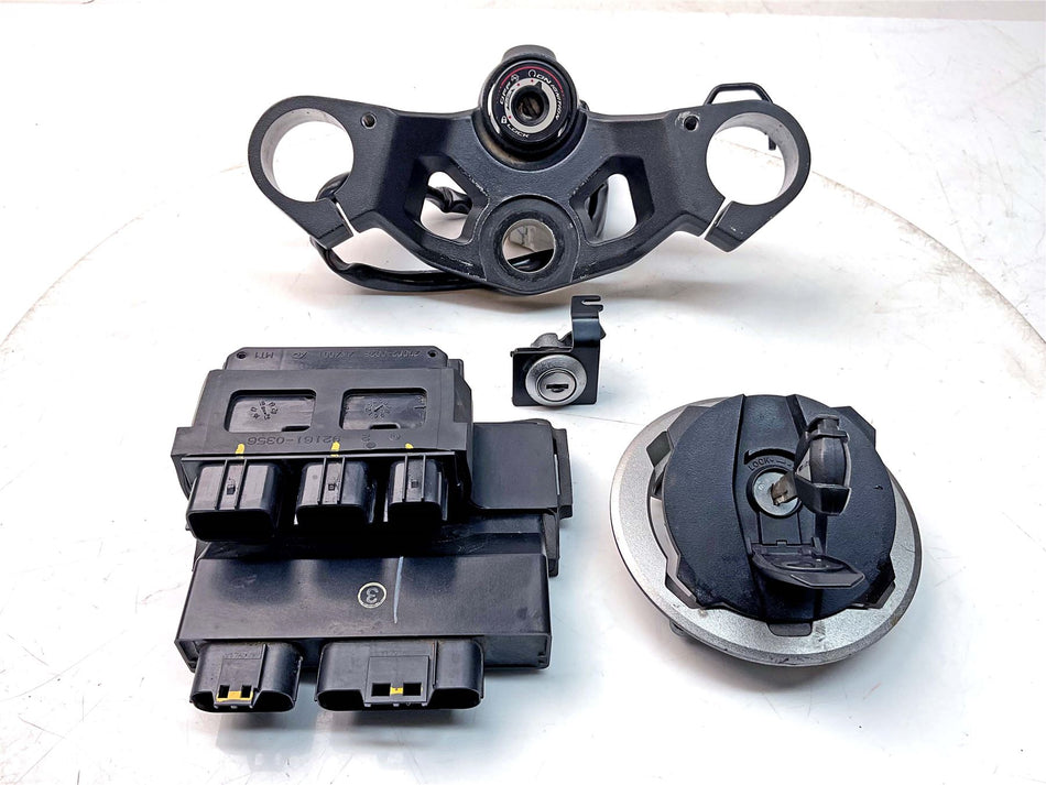 2019 Kawasaki Ninja 400 KRT Edition Lock Set &  Ecu - 8512 Miles - 211751371