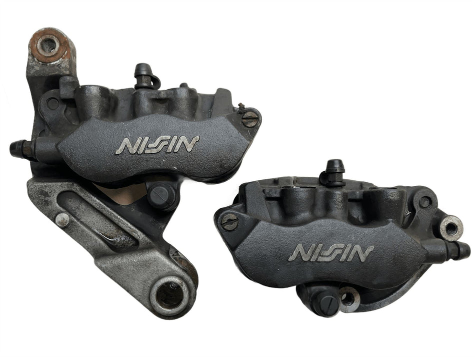 1999 Honda CBR1100XX Blackbird Front Brake Calipers Pair 45150MATD01