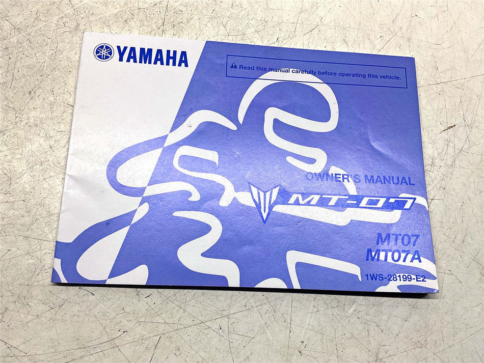 Yamaha MT-07 Owners Manual