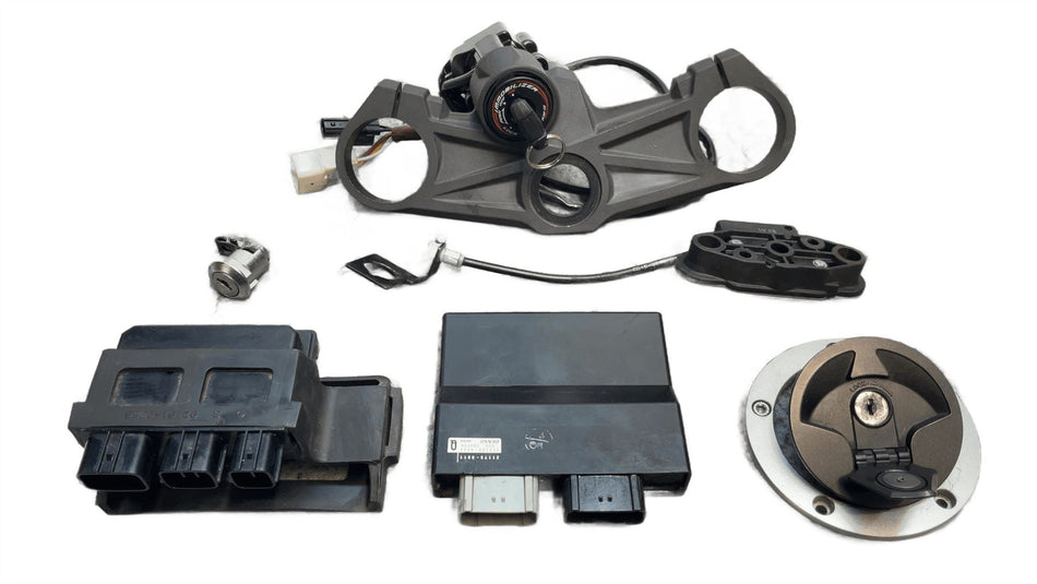 2015 Kawasaki Ninja ZX6R Full Lock Set Key Set ECU 211750811