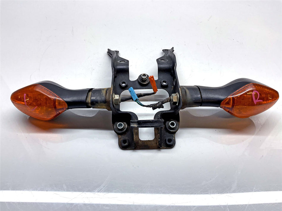 2013 Honda CRF250L Number Plate Bracket W/ Indicators - 80110KZZ900