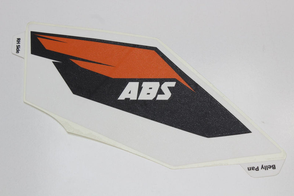 KTM Duke 125 R/H Right Belly Panel Fairing Cowling Decal Graphic Sticker