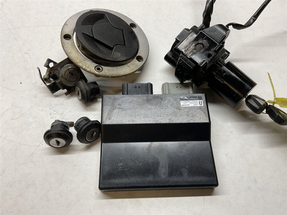 2016 Kawasaki Versys 1000 KLZ1000 Full Lock Set & ECU - 67472 Miles