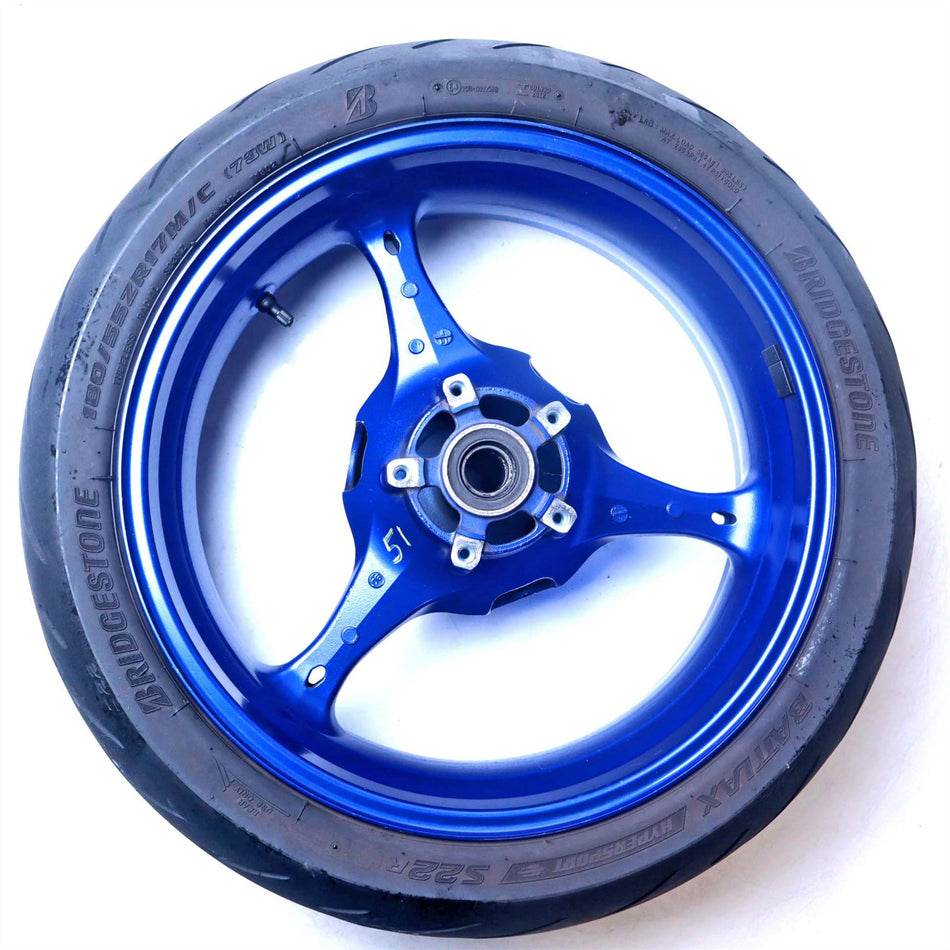 2008 Suzuki GSX-R600 Rear Wheel & Tyre - 6411101H00YLY