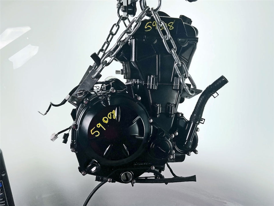 2024 Kawasaki ER-6f Complete Engine, Tested Running, 690miles - B59008