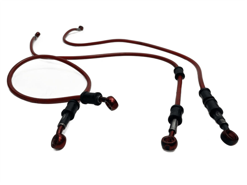 2005 Yamaha YZF R6 Braided Brake Lines (Front & Rear) 5SL2587200