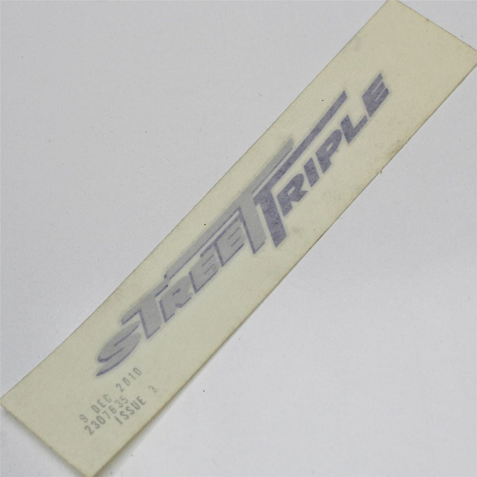 TRIUMPH STREET TRIPLE Rear Seat Fairing Decal Graphic - T2307635