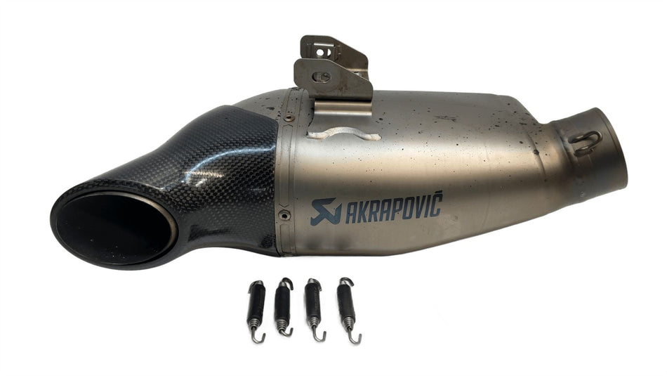 2017 Kawasaki ER-6N Akrapovic Exhaust Muffler Silencer MHEGEH003