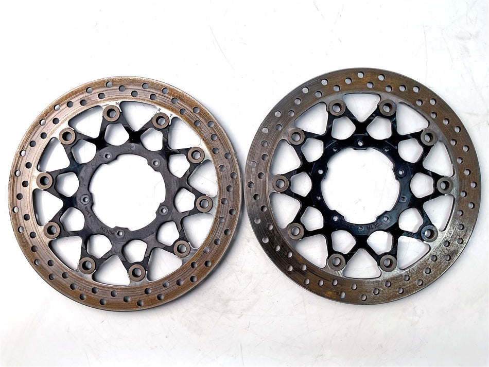 2018 Honda CB1000R Front Brake Discs (Pair) - 45120MKJD01