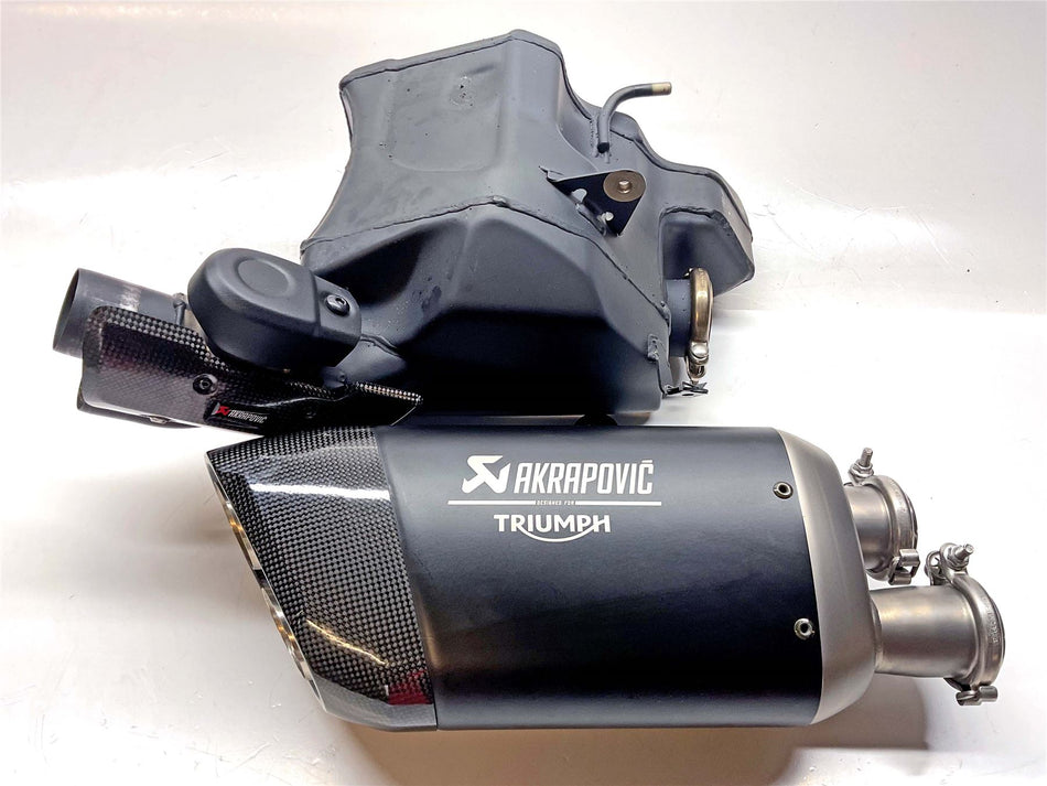 2025 Triumph Speed Triple 1200 Akrapovic Silencer and Pre-silencer - T2206979