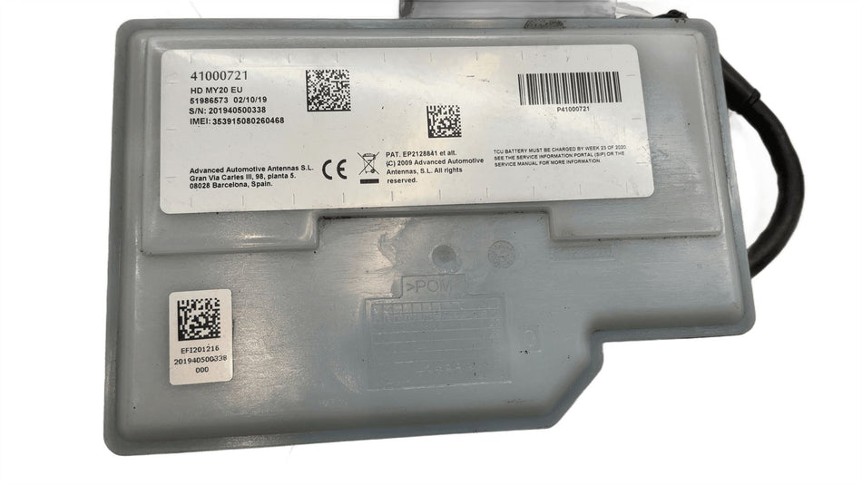 2020 Harley-Davidson CVO Telematics Control Unit 41000721