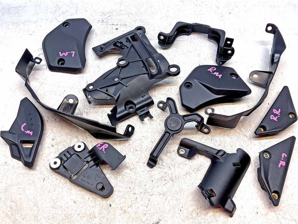 2025 Ducati Hypermotard 698 Mono Assorted Plastic Mounts and Brackets