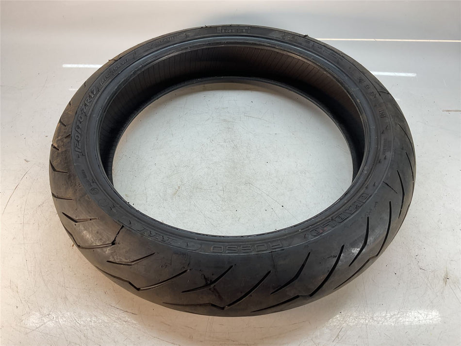 3mm-3mm-3mm PIRELLI Diablo ROSSO III Front Tyre  - 120/70/19