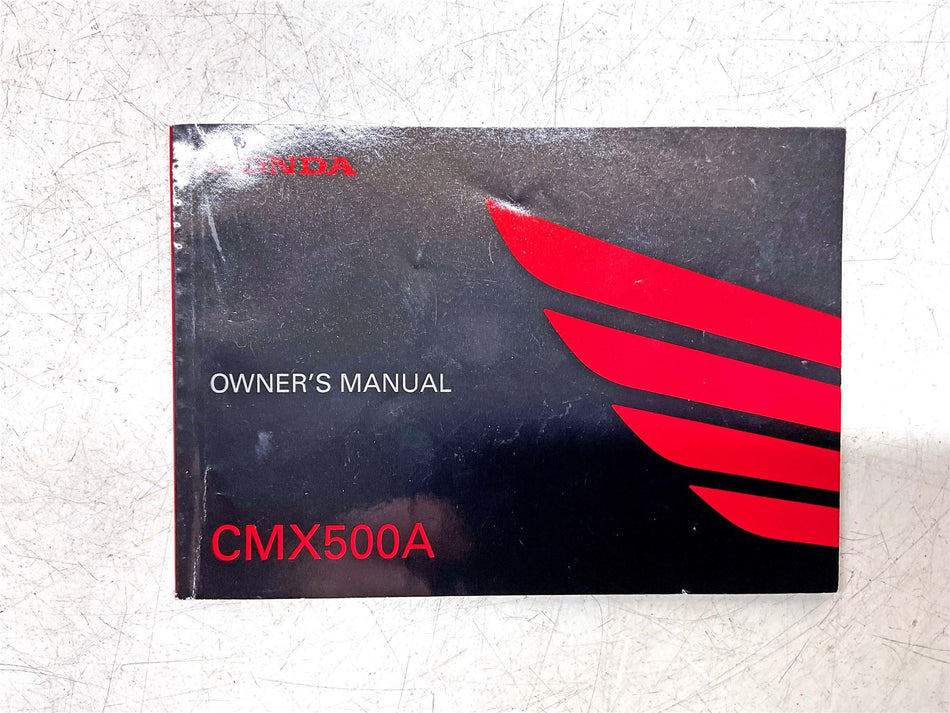 Honda CMX500 REBEL Owners Manual