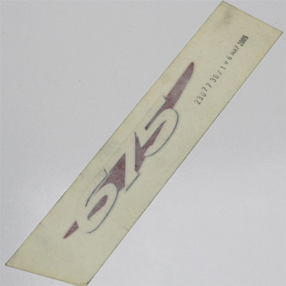 TRIUMPH DAYTONA 675 L/H Left Rear Seat Fairing Decal Graphic - T2307730