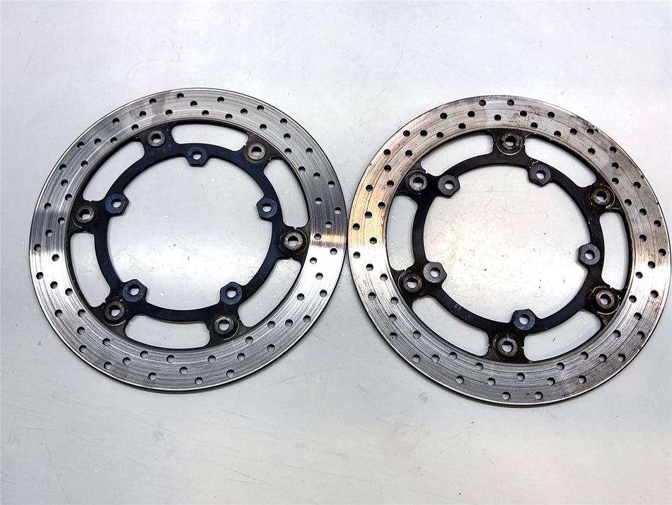 2014 Yamaha MT-09 Front Brake Discs (Pair) - 1RC2581T0000