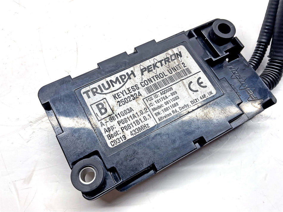 2019 Triumph Scrambler 1200 XC Keyless Control Unit - T2502324