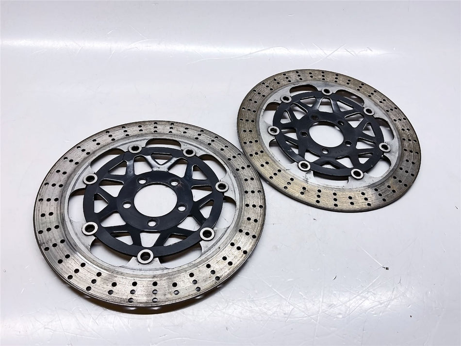 1995 Kawasaki ZXR750 Front Brake Disc Rotor Set - 4108014085C