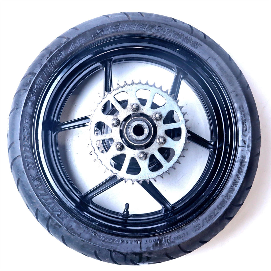 2016 Kawasaki Ninja ZX6R ZX636 Rear Wheel, Tyre, Disc & Sprocket - 41073061518F