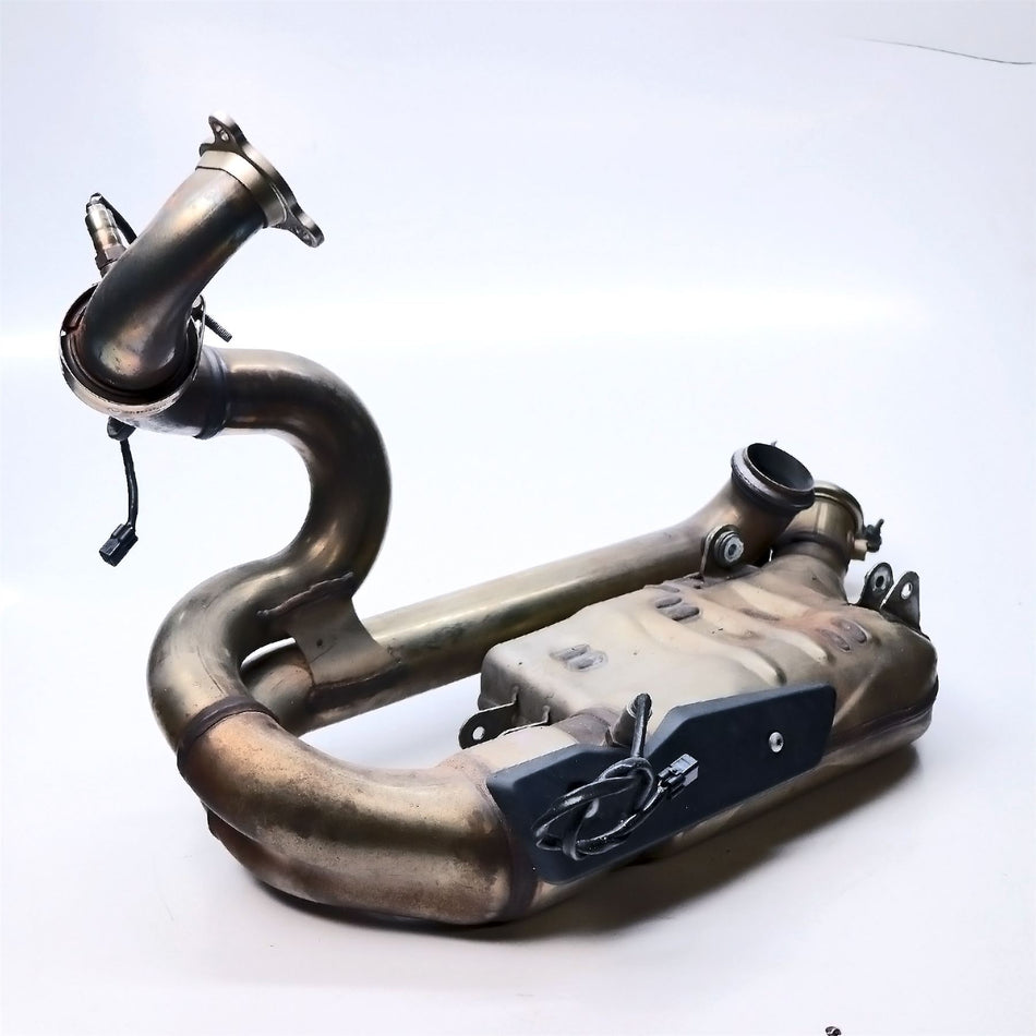 2021 KTM 1290 Super Duke R exhaust manifold & pre Muffler / Cat - 61705050100