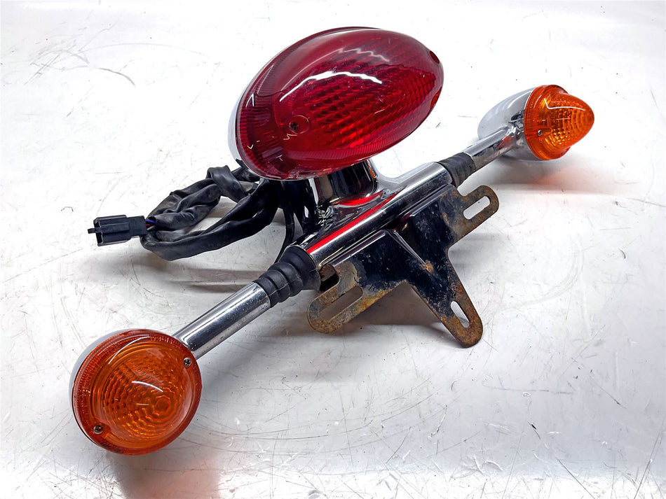 2010 Triumph Bonneville SE Brake Light, Indicators & Plate hanger - T2700430