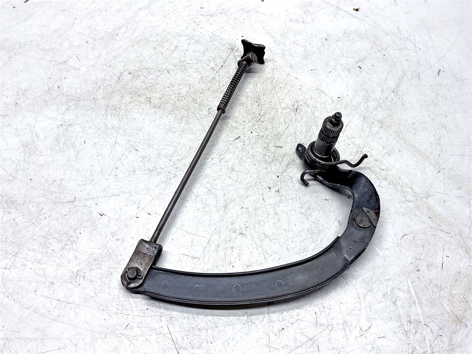 1981 Yamaha XT500 Rear brake mechanism