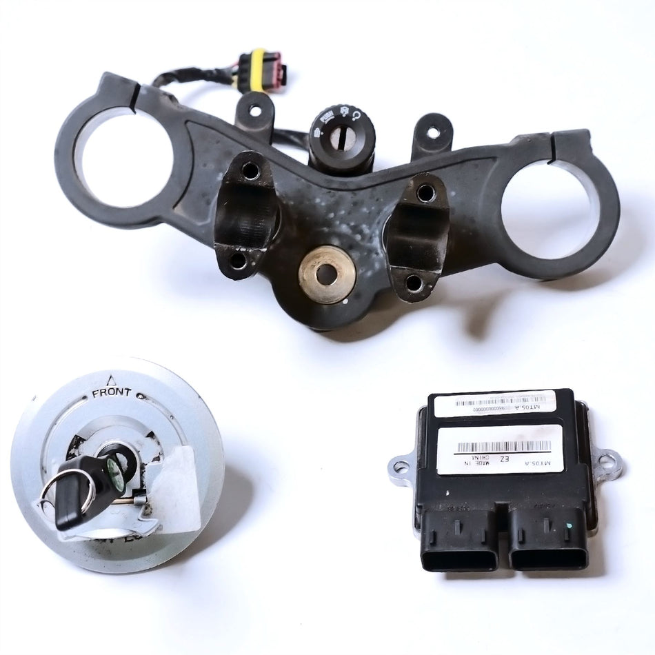 2023 Benelli BN 125 Lock Set W/ ECU/ TOP YOKE - 8810U300000