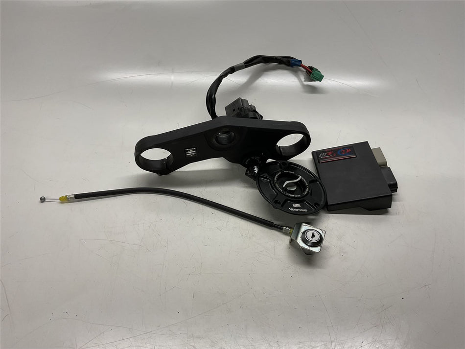 2016 SUZUKI GSX-R750 Lock Set ECU & top yoke - 37103-41826