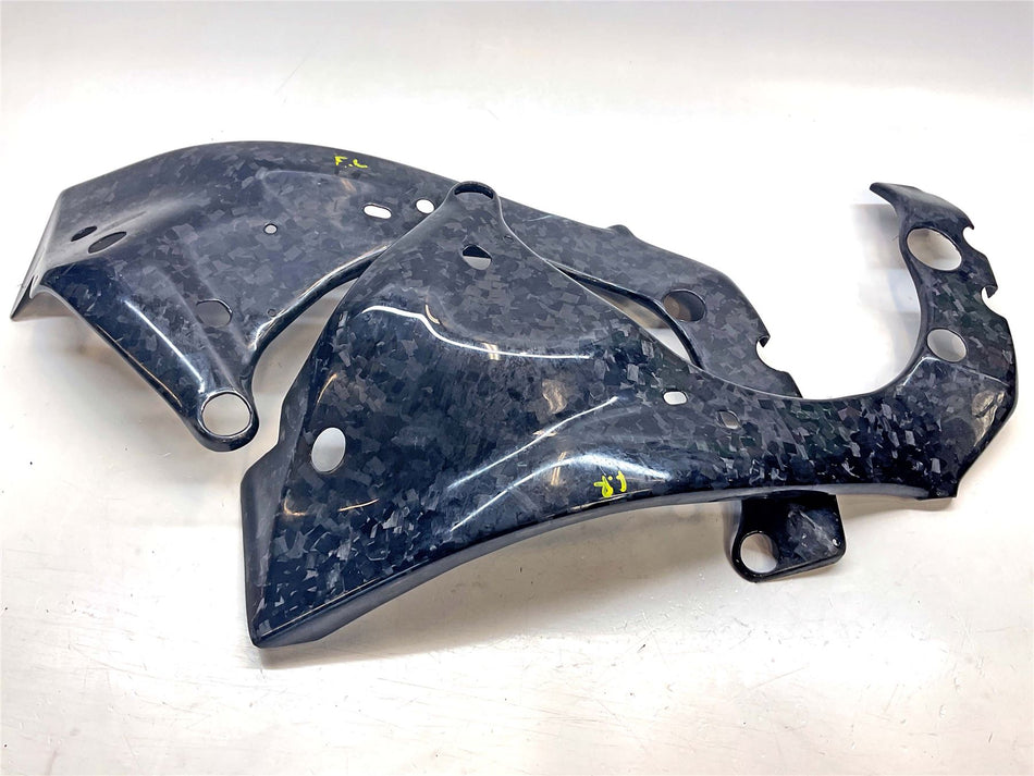 2025 Yamaha YZF R1 Carbon Flake Frame Protectors