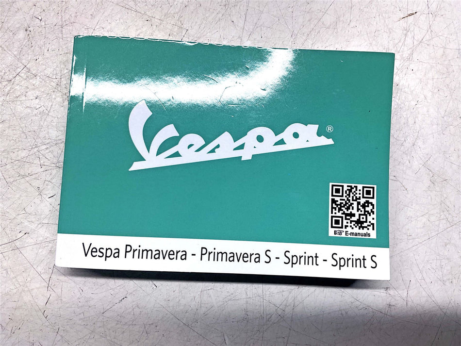 Vespa Primavera 50 Owners Manual