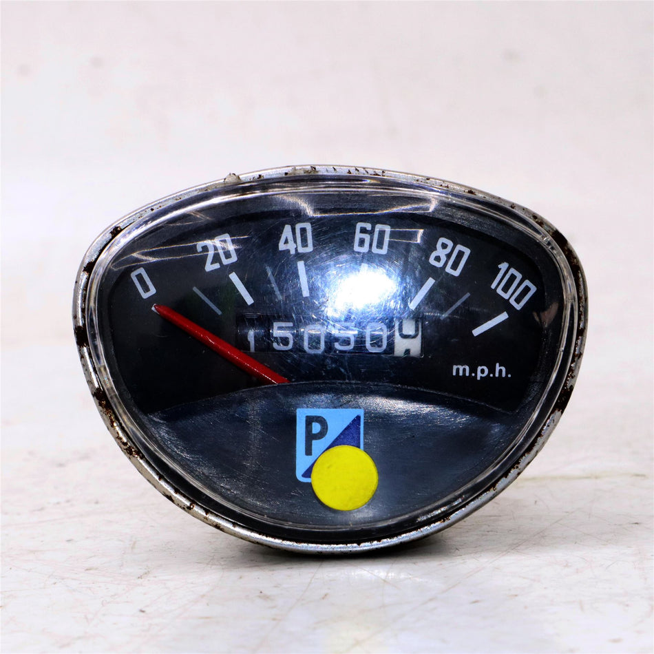 1966 PIAGGIO 150 SUPER VBC Speedometer (15,050 Miles) - 24689