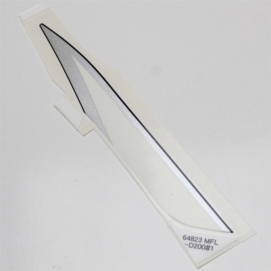 2010 HONDA CBR1000 FIREBLADE R/H Right Fuel Tank Decal Graphic  - 64823MFLD20ZA