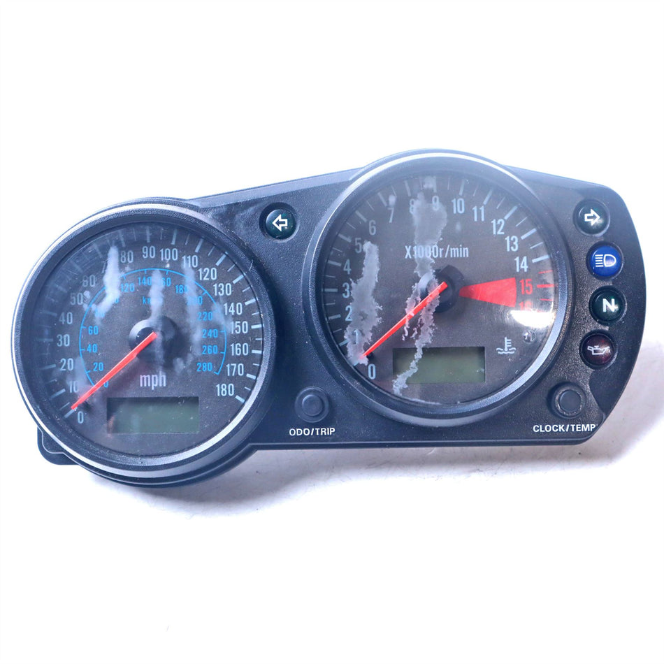 2000 Kawasaki Ninja ZX6R ZX600J Speedometer - 25,210 Miles - 280111201