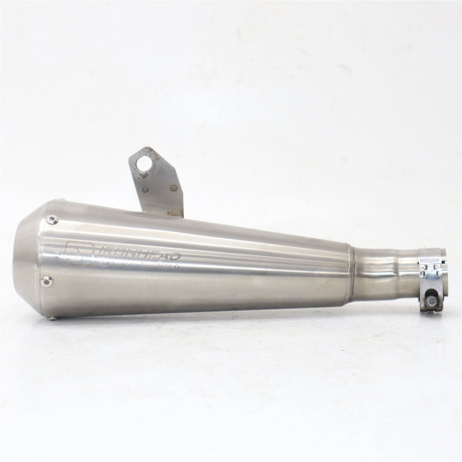 2019 TRIUMPH THRUXTON 1200 R Right Slip-On Silencer - B55909IRONHEAD