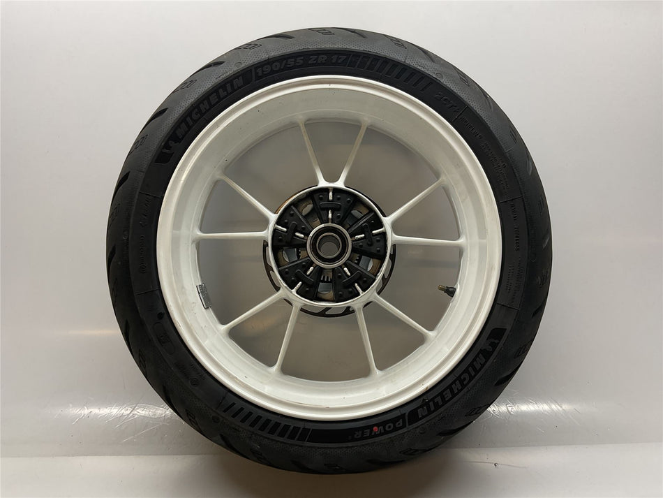 2010 BMW S1000RR Rear Wheel White - 36318548895